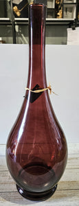 Tall Wine Coloured Vase