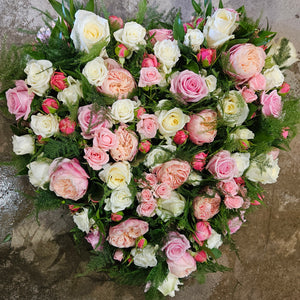 Mixed Flower Heart