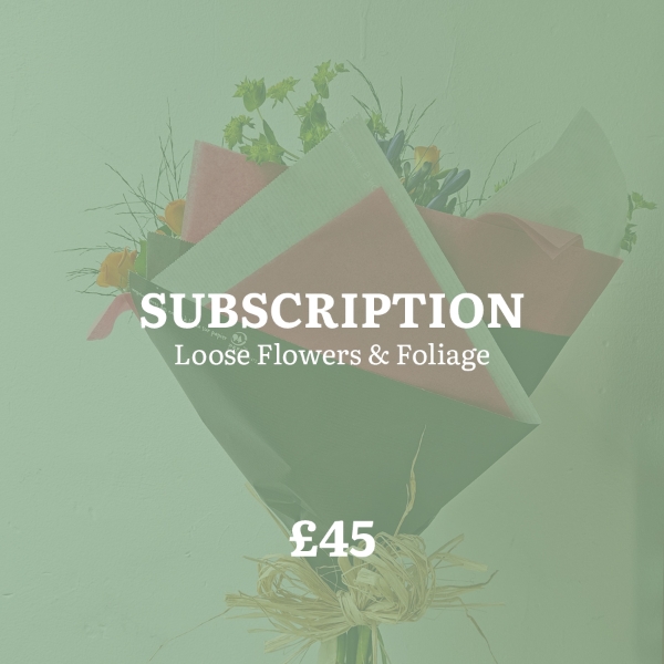 Extravagant Loose Flowers & Foliage Subscription
