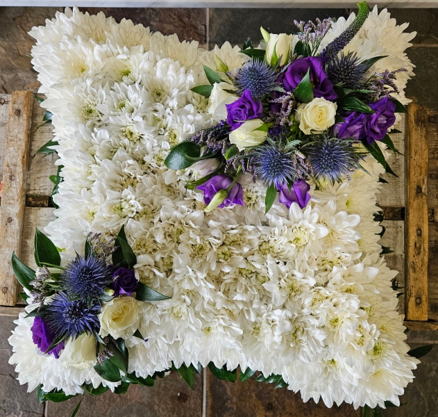 Based Cushion with Foliage