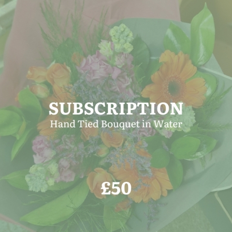 Indulgent Hand Tied Bouquet Subscription