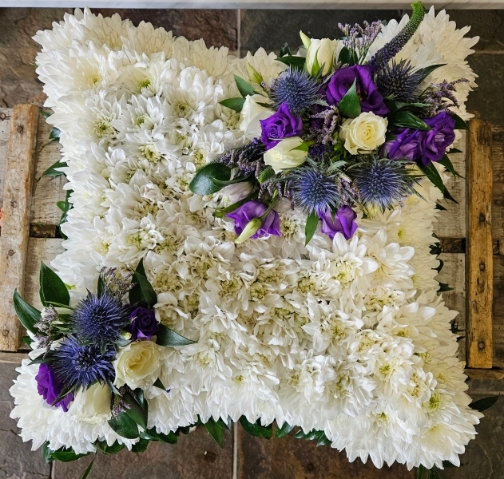 Based Cushion with Foliage