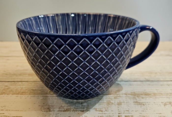 Blue Patterned Mug