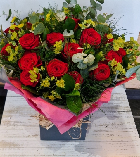 Bouquet of 24 Red Roses