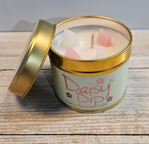 Daisy Dip Scented Candle Tin