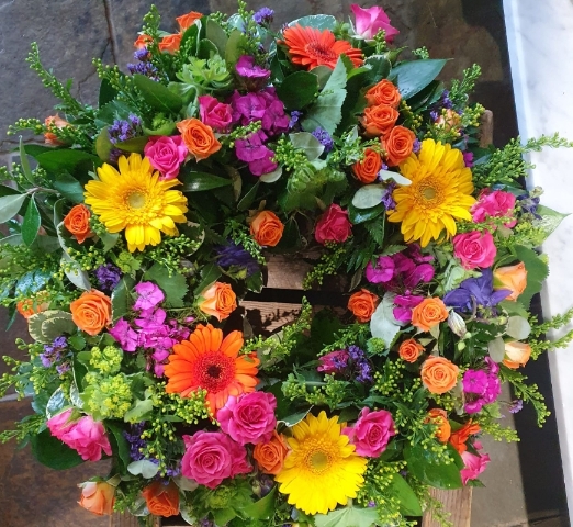 Mixed Flower Wreath