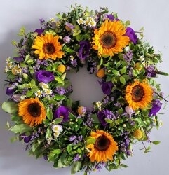 Mixed Flower Wreath