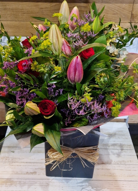 Rose and Lily Bouquet