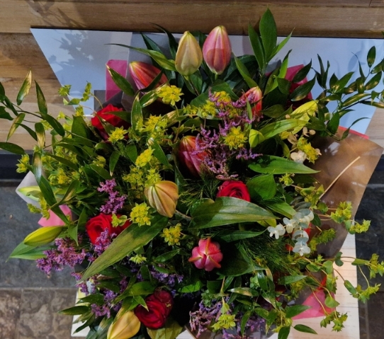 Rose and Lily Bouquet